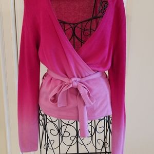 Diane von Furstenburg tie wrap sweater